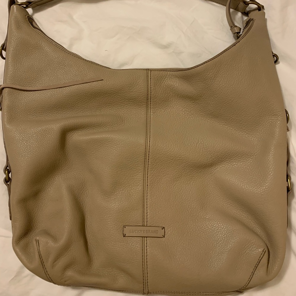 Tan leather Lucky Brand hobo
